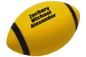 mini footballs, 